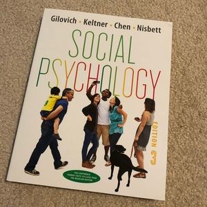 Social psychology new textbook gilovich keltner